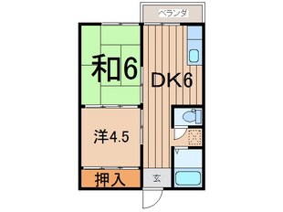 相馬駅 徒歩8分 2階の物件間取画像